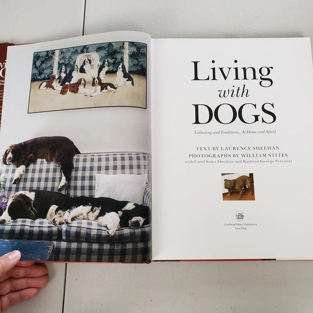 Living with Dogs Laurence Sheehan Hardcover 1st Ed 1999 Dog Photography Book